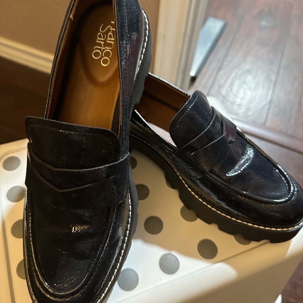 Franco Sarto Dark Loafers for Women